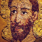 An eighth century mosaic of the apostle Paul